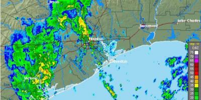 Kiša karti Houston