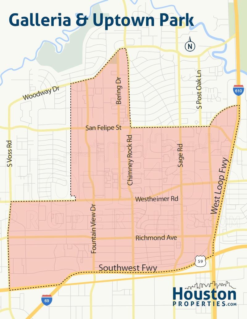 Galerija Houston na karti