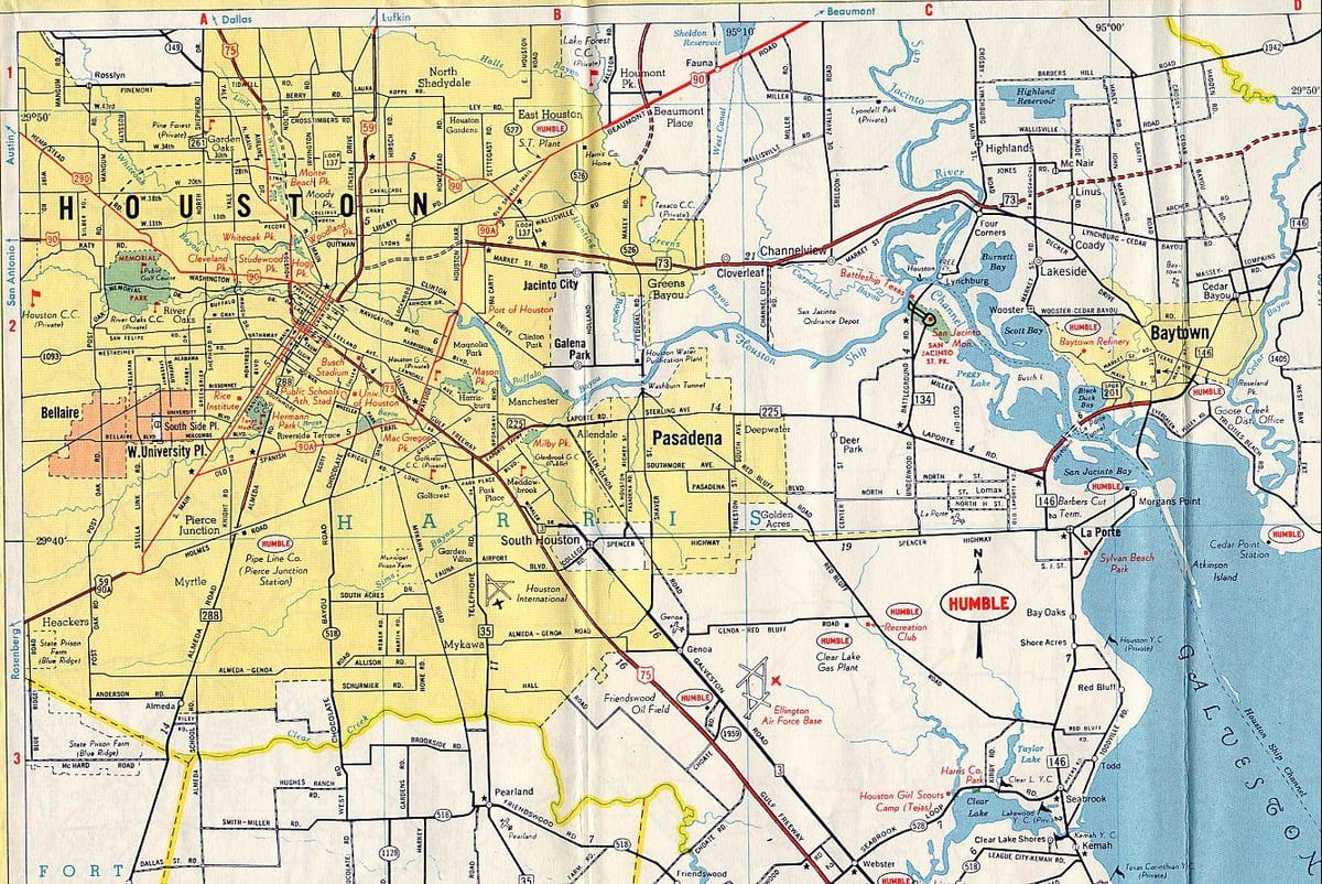 Houston na karti