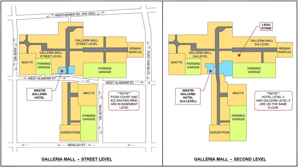 Houston Mall mapi Galerija